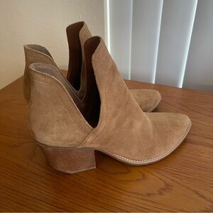 Matisse Toby Leather Ankle Bootie Tan Size 8.5